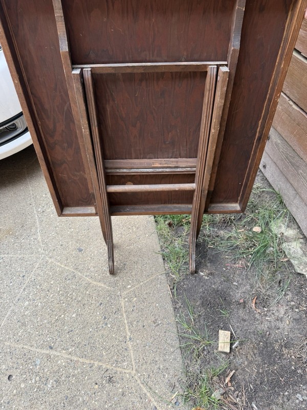 Vintage 1920s Max strekenbach Folding Puzzle /Card Game Table gallery