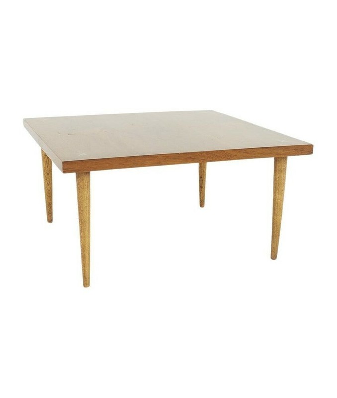 Merton Gershun for American of Martinsville Mid Century Square Walnut Coffee Tab gallery