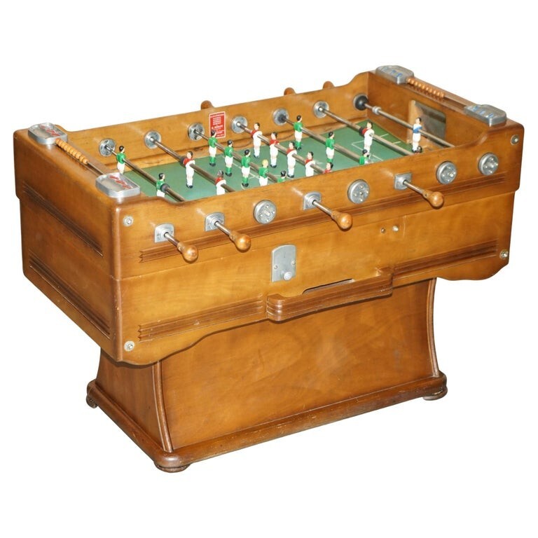 ANTIQUE FRENCH CIR 1920’S R WOLFF LES JEUX AUTOMATIQUES FOOTBALL FOOSBALL TABLE
