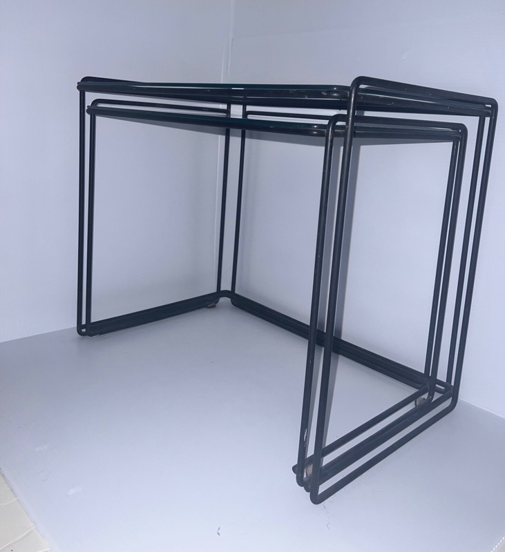 MAX SAUZE ISOCSEE NESTING TABLES From Studio 1970s Mid Century Minimalism