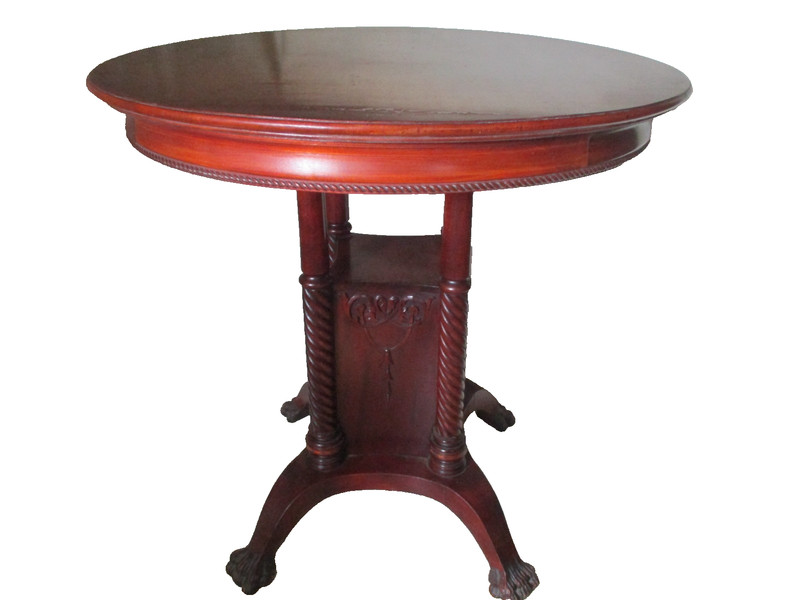 antique walnut accent table end table victorian side table center ship $75.00
