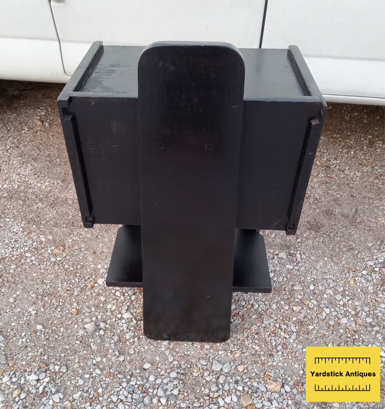 Mid Century Pine Black Bookshelf End Table / Side Table (BST-28) gallery