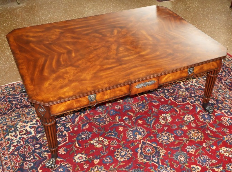 Theodore Alexander Althorp Mahogany Regency Style Cocktail Coffee Table gallery