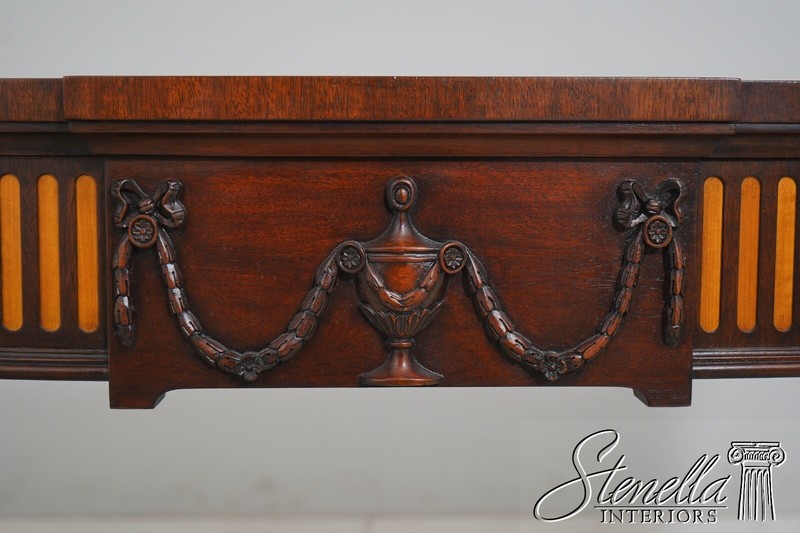 L67092: HENKEL HARRIS Adams Style Mahogany Console Serving Table gallery