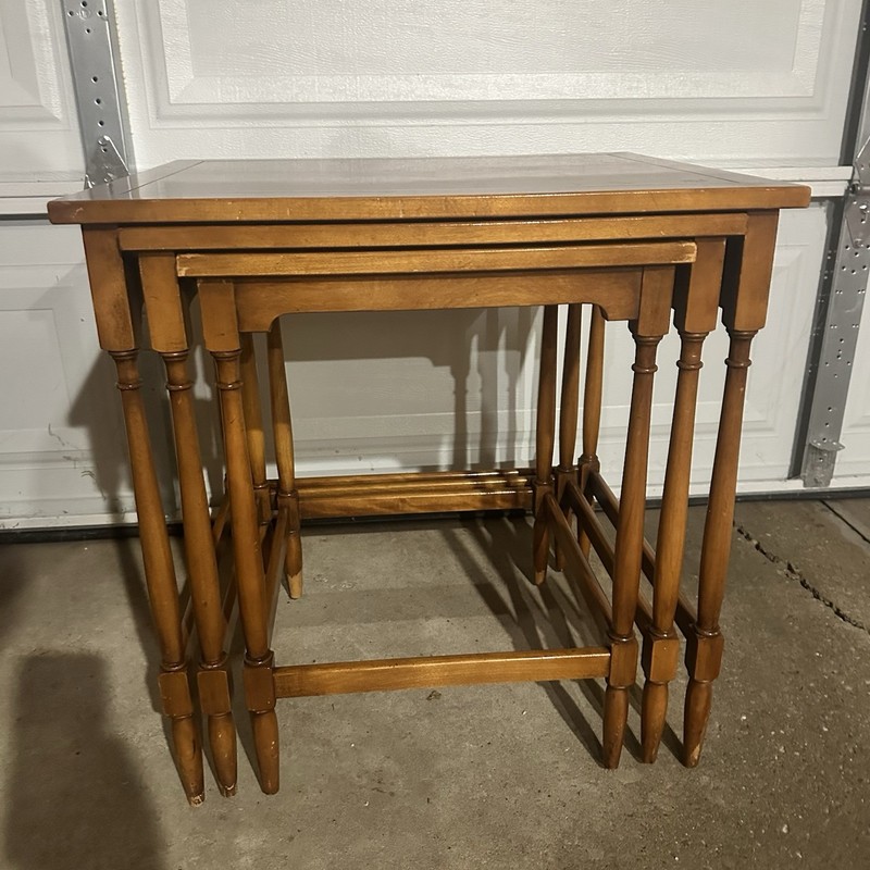 Vintage Hekman Nesting End Tables Set (3) Mid-Century Modern *Pls Read Desc. S&H gallery