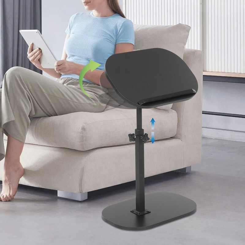 C Shaped End Table, Small Side Table for Couch, Sofa Table for Living Room gallery