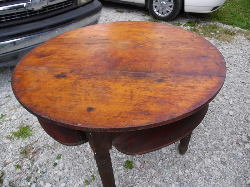 Antique Game Card Poker Table, H-30", w-38", Primitive, Circa 1860, very solid gallery