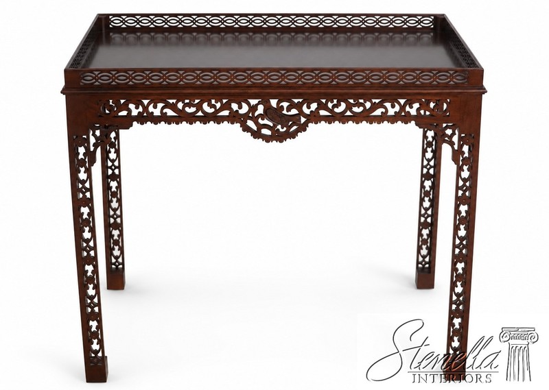 73137: BAKER Colonial Williamsburg Byrd Mahogany Tea Table