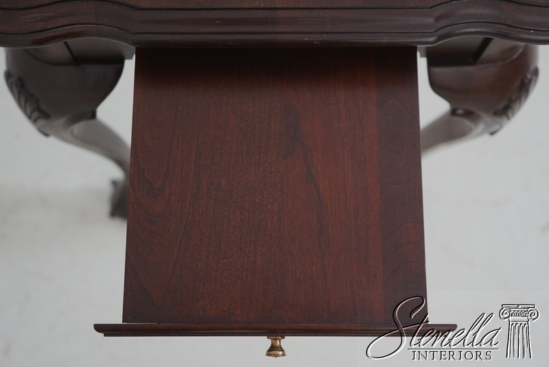 68851: ETHAN ALLEN Georgian Court Cherry Clawfoot Occasional Table gallery