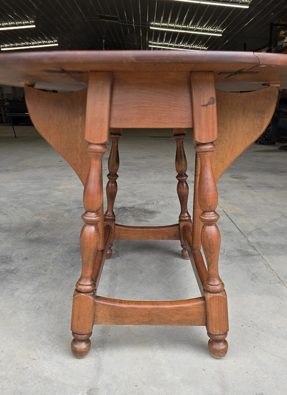 MCM Wood Dropleaf Table Heywood Wakefield 28"× 14" × 24" gallery