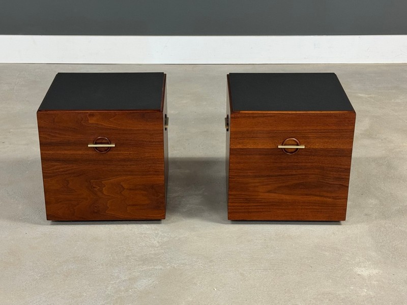 Refinished Walnut Lane End Tables - A Pair gallery