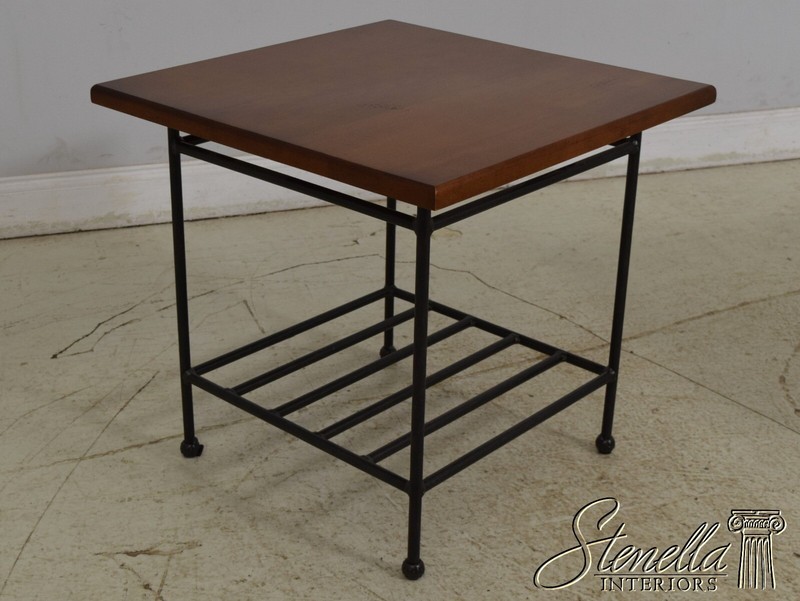 65239EC: Pair STICKLEY Charleston Forge Cherry End Tables gallery