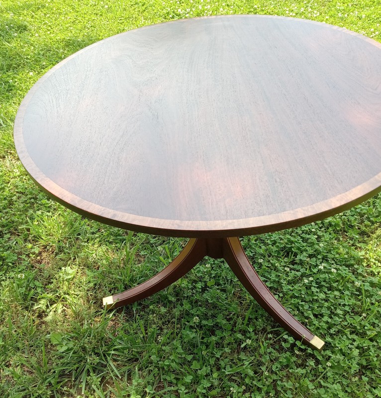 Mid Century Mahogany Round Parlor Table Center Table (BM-PRT58) gallery