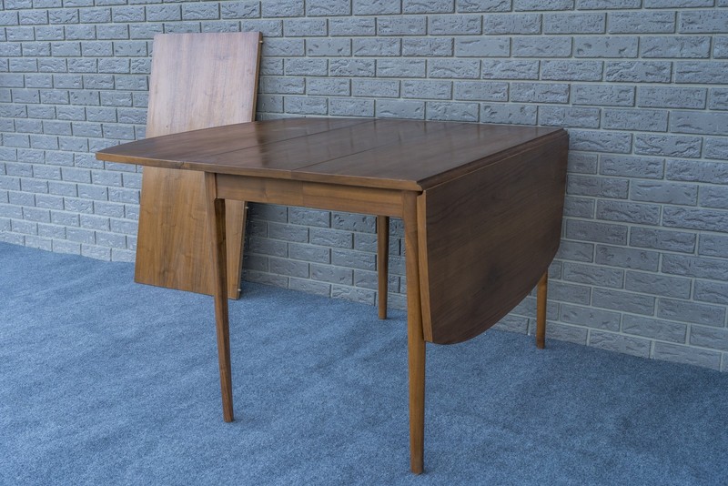 Mid Century Modern Kipp Stewart Drexel Declaration Drop Leaf Dining Table gallery