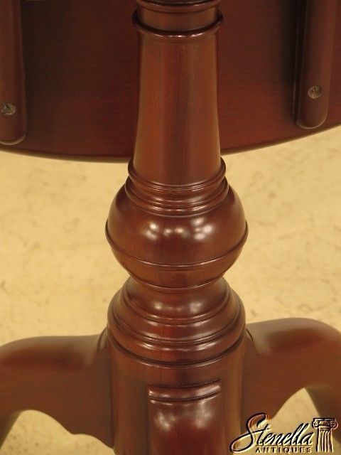 L44071EC: KITTINGER CW-70 Colonial Williamsburg Mahogany Clawfoot Tilt Top Table gallery