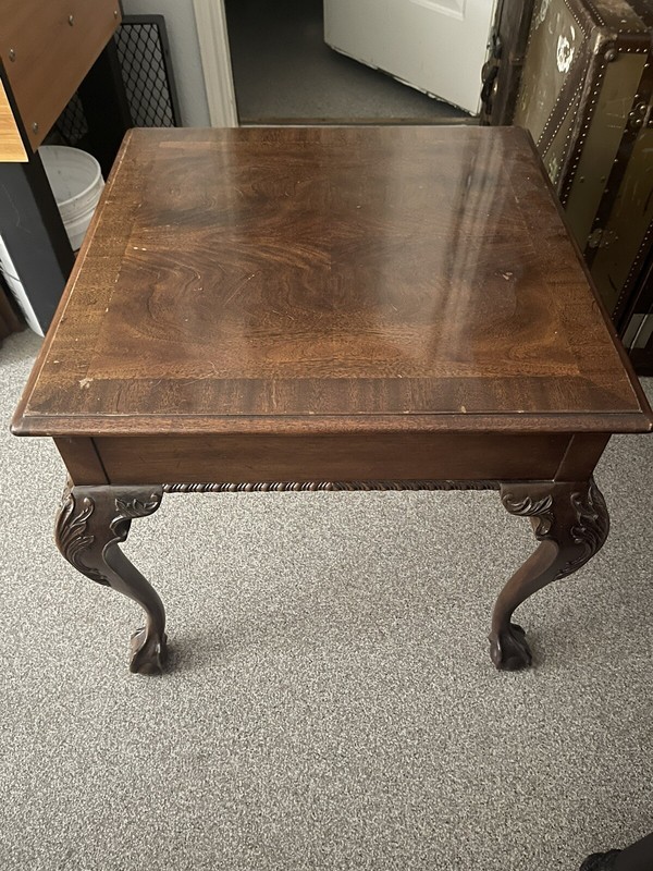 Great Quality Henredon square Table. 26x26 X25” Height. DFW delivery available gallery