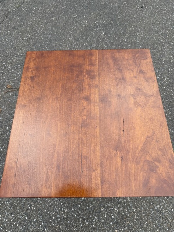 Eldred Wheeler American cherry end table. Williamsburg Hepplewhite 1790-1810 gallery