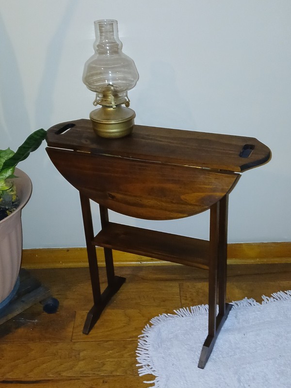 Antique Mahogony Drop Leaf Side Table