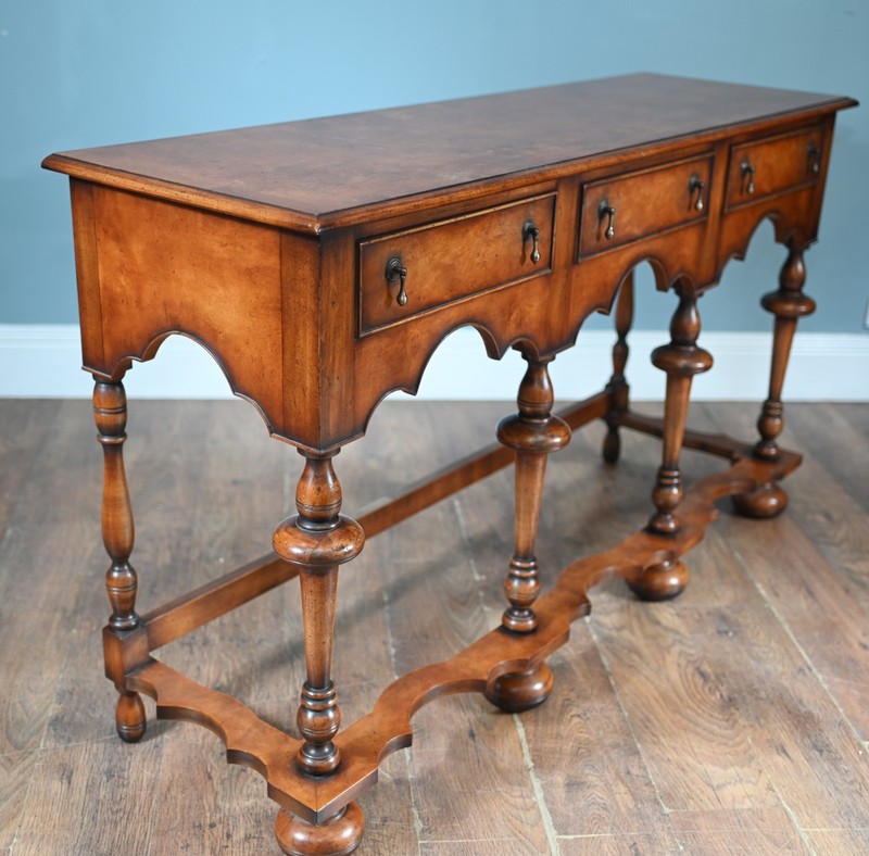 Jacobean Revival Dresser Walnut Server Tables Farmhouse gallery