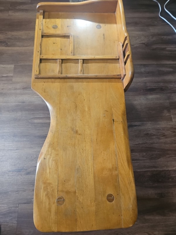 Vintage Original Cushman Colonial Creations Maple Cobblers Bench Table gallery