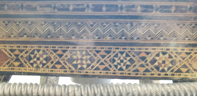 Unique Hand Made Syrian Antique Side Table Hookah Over 30 Years Old Super Rare gallery