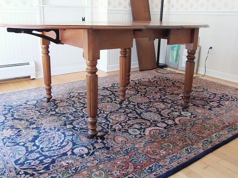 Antique Dining Table 100+ Years Solid Pecan Wood Dining Table For 10 Persons gallery