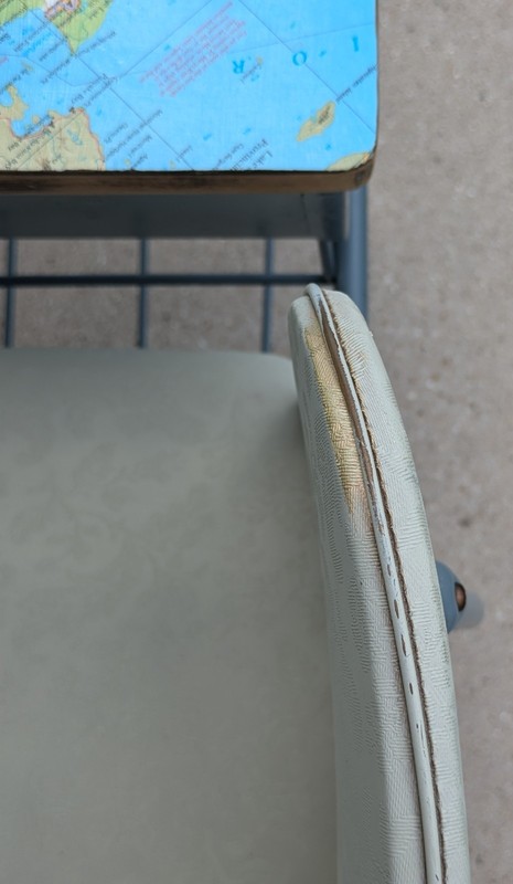 Vintage 1950s Mid-Century Modern Gossip Phone Table Lu Van Inc. Retro Furniture gallery