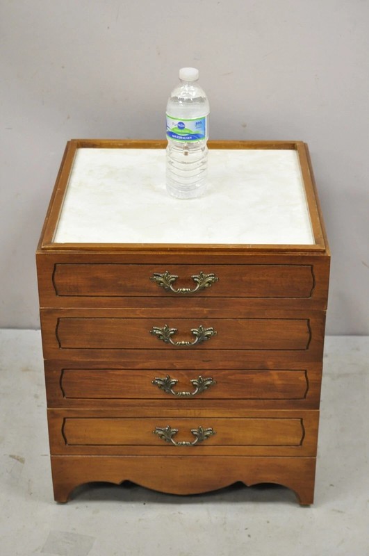 Vintage Mark Adam Co. Mid Century Modern Stacking Folding Snack Table - Set of 3 gallery