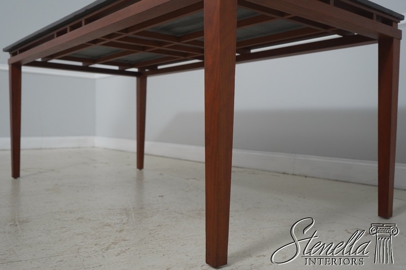 L71702: Modern Design Cherry Slate Top Dining Table gallery