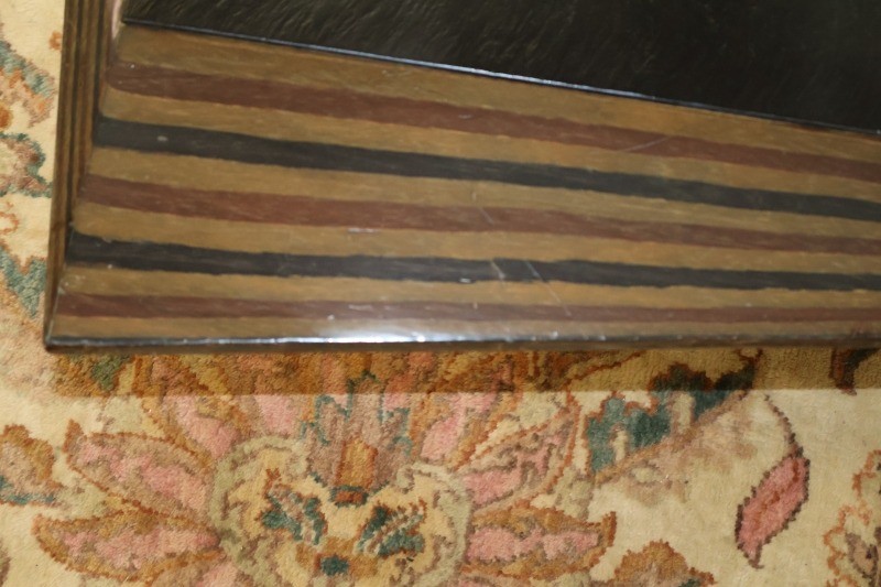 Italian Ebony and Slate Mid Century Coffee Table Attributed to Tobia Scarpa gallery