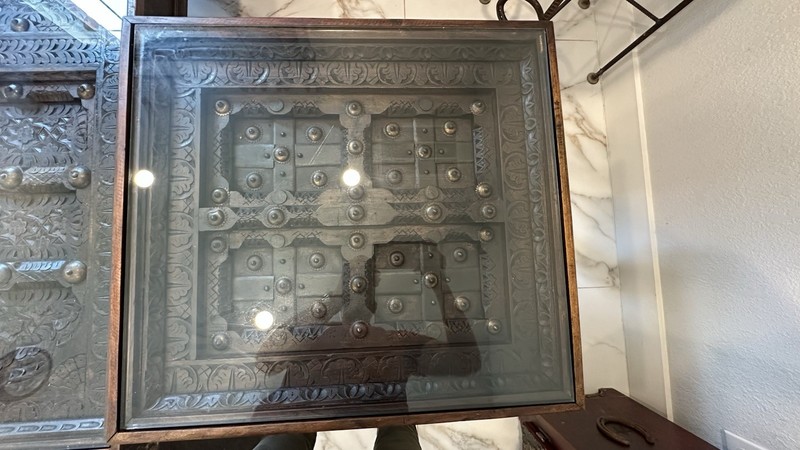 Antique Hand Carve table Accent Wooden gallery