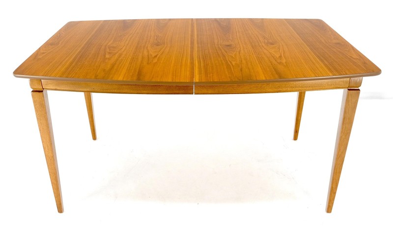 American Walnut 3x12" Extension Leaves Boards Boat Shape Dining Table MINT gallery