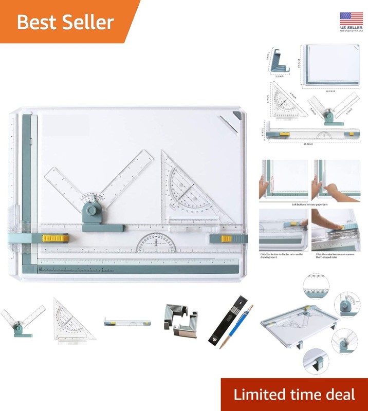 Lightweight A3 Drafting Board with Transparent Design for Accurate Drawings