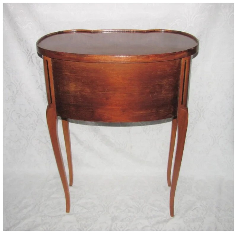 Antique French Mahogany Side Table 18th Century gallery