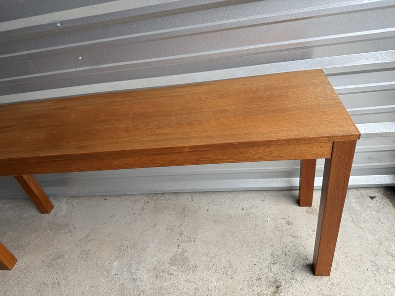 💙Rare Danish Modern Teak Coffee Table Trioh Made in Denmark Mid Century MCM gallery