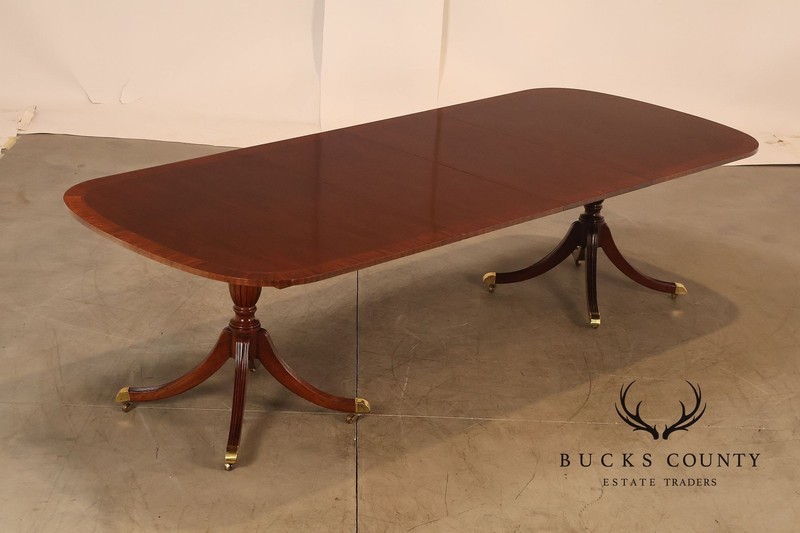Councill Craftsmen Double Pedestal Mahogany Dining Table gallery