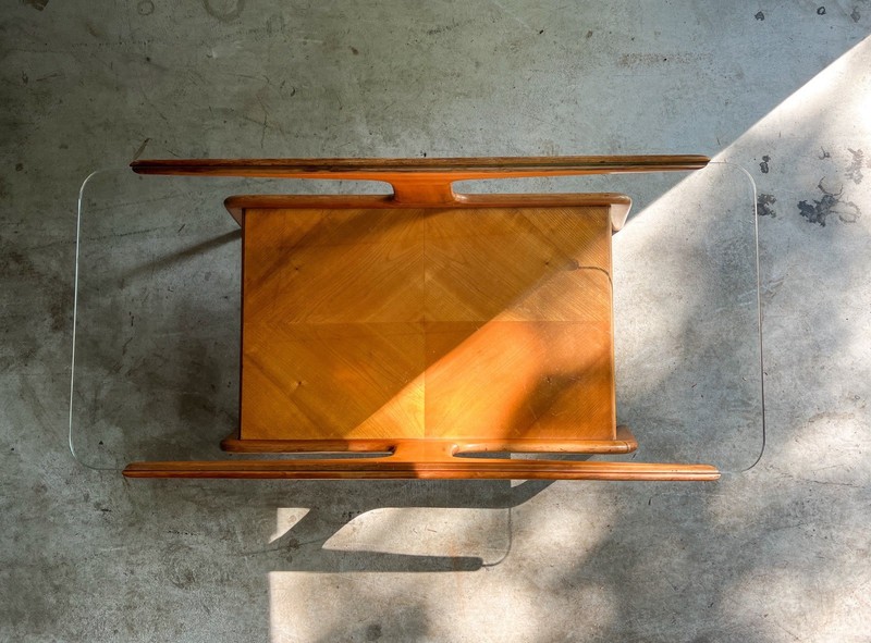 Gio Ponti for Domus Nova Walnut Mid Century Coffee Table, Italy c.1950’s gallery