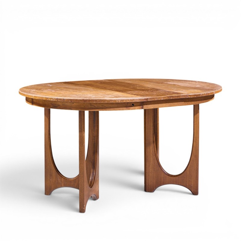 Broyhill Brasilia Mid Century Dining Table with 1 Leaf