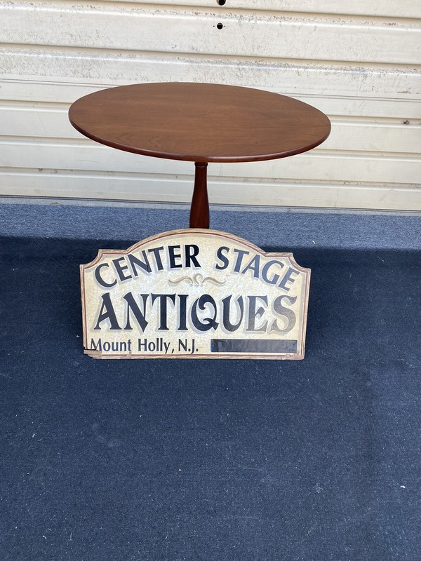 66101 Solid Cherry Tilt Top Lamp table Stand