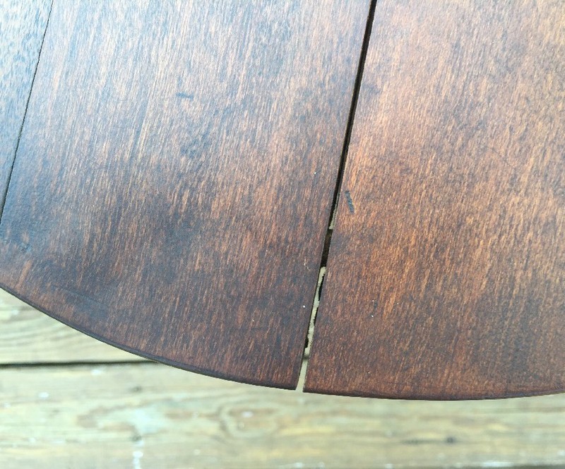 Antique Hand Made Trestle Style Side Table, Nice! gallery