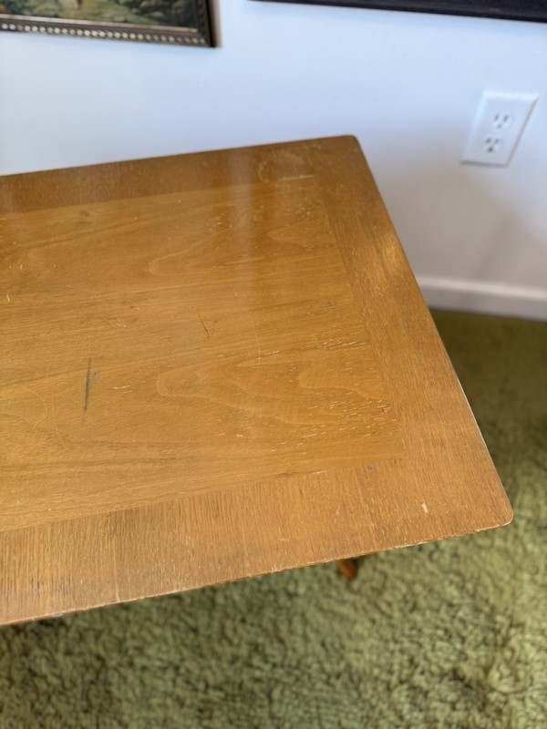 Mid Century Modern End Table Side Table w/ Shelf T.H. Robsjohn Gibbings gallery