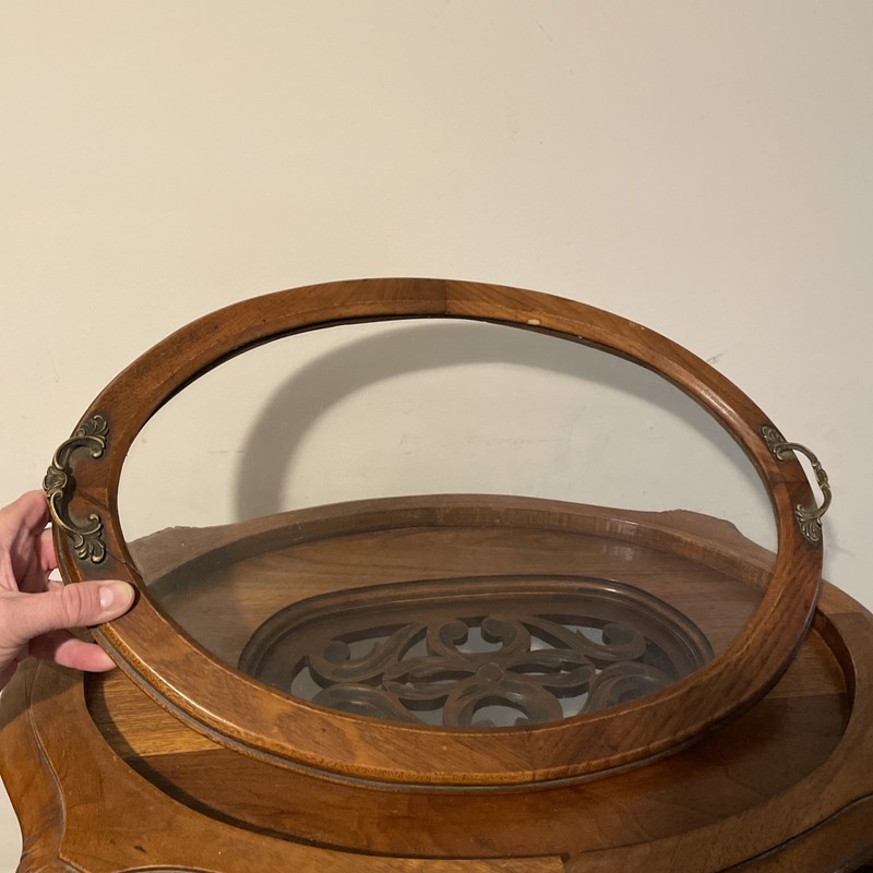 1930’s Tray Top Coffee Tea End Table gallery