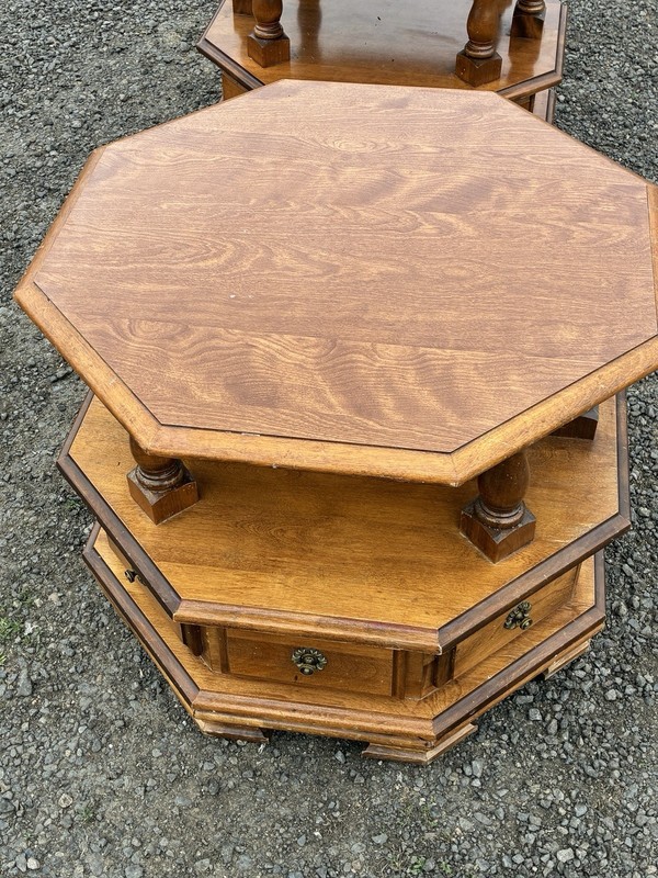 Thomas Furniture Shops 391-F Lamp Table Set of 2 End Tables with Drawer gallery