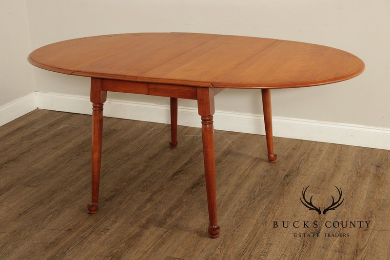 Vintage Cushman Colonial Creations Maple Drop Leaf Dining Table With 2 Leaves gallery