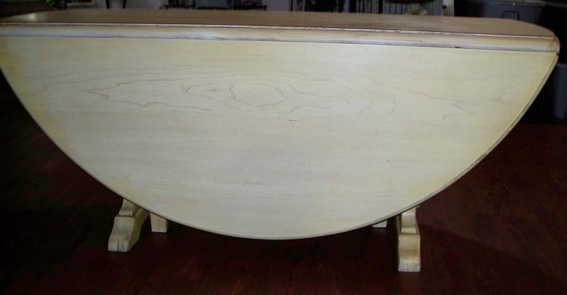 Old Hickory 70" Gateleg Dual Drop Leaf Dining Room Table w/Heart Shaped Cutouts gallery