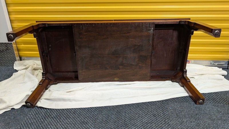 Old Colonial Furniture Company Walnut Draw-leaf Large Coffee Table USA gallery