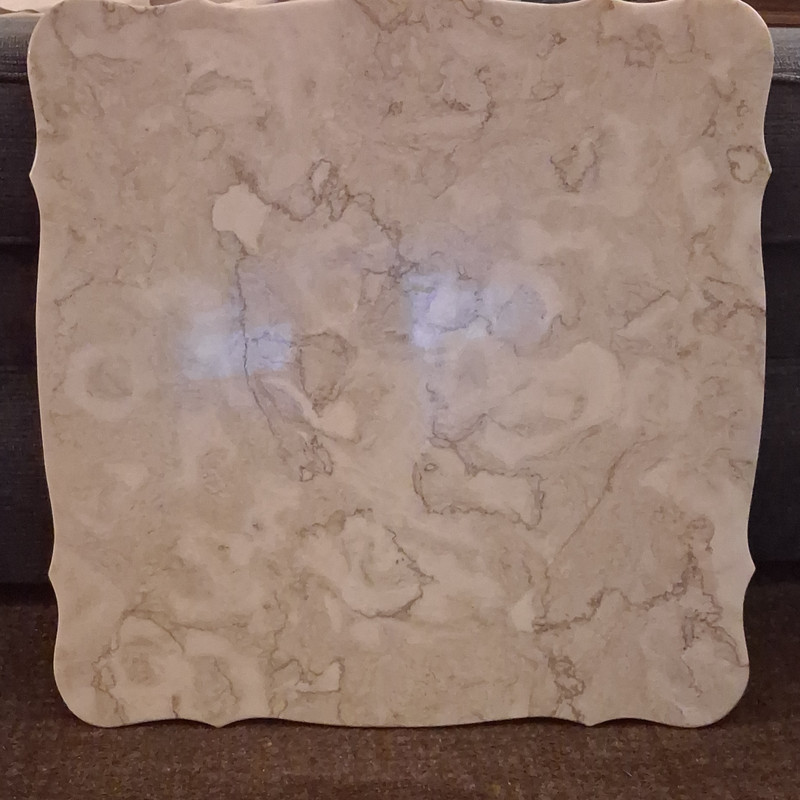 Vintage Neoclassical Mid-Twentieth Century 2×2 Marble Slab