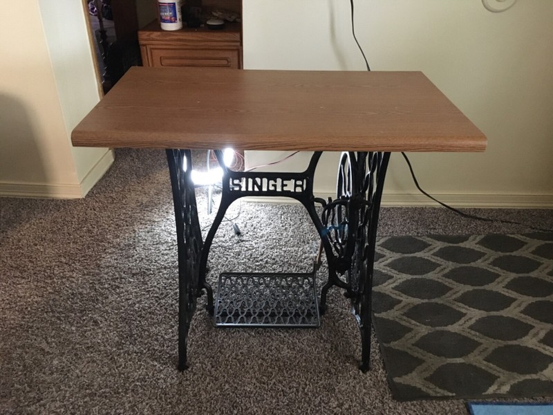 singer sewing machine table vintage