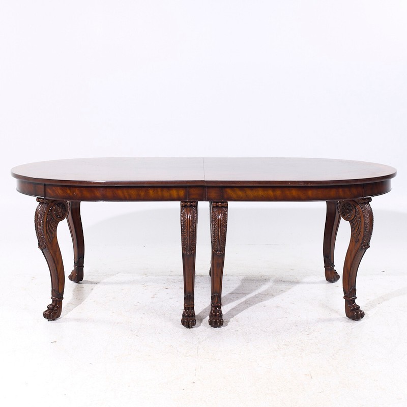 Ralph Lauren Mahogany Traditional Dining Table with 2 Leaves-Free Shipping gallery