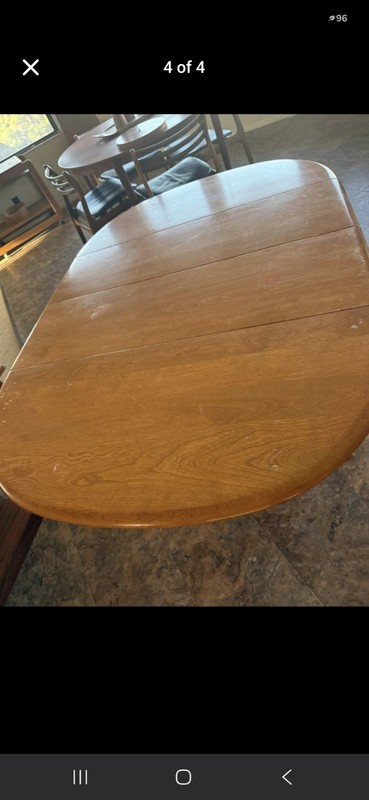 Mid-Century Modern Heywood Wakefield Wishbone Drop Leaf Butterfly Dining Table